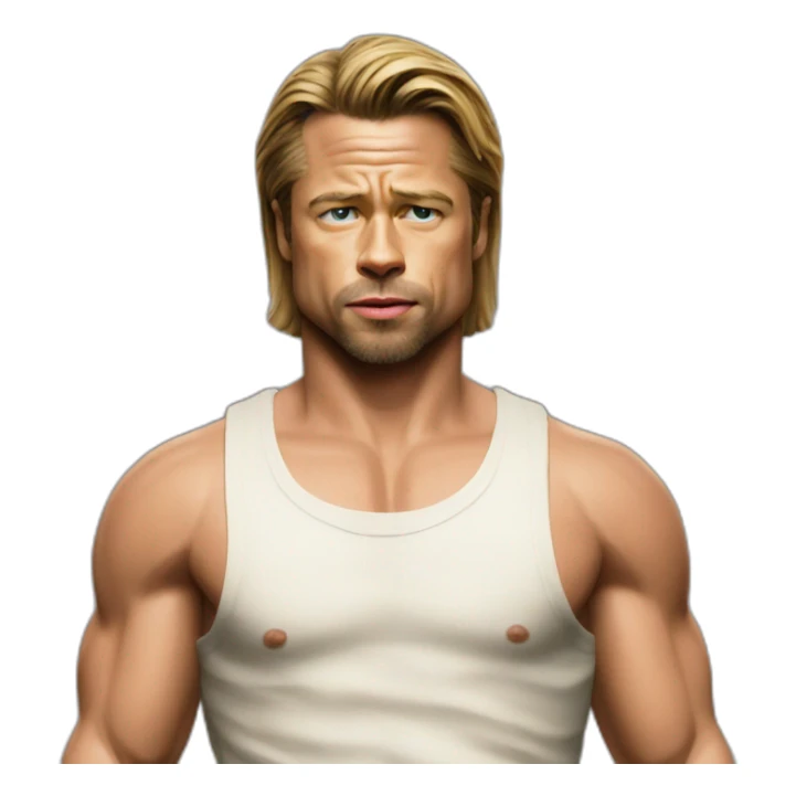  brad pitt fight club  sticker