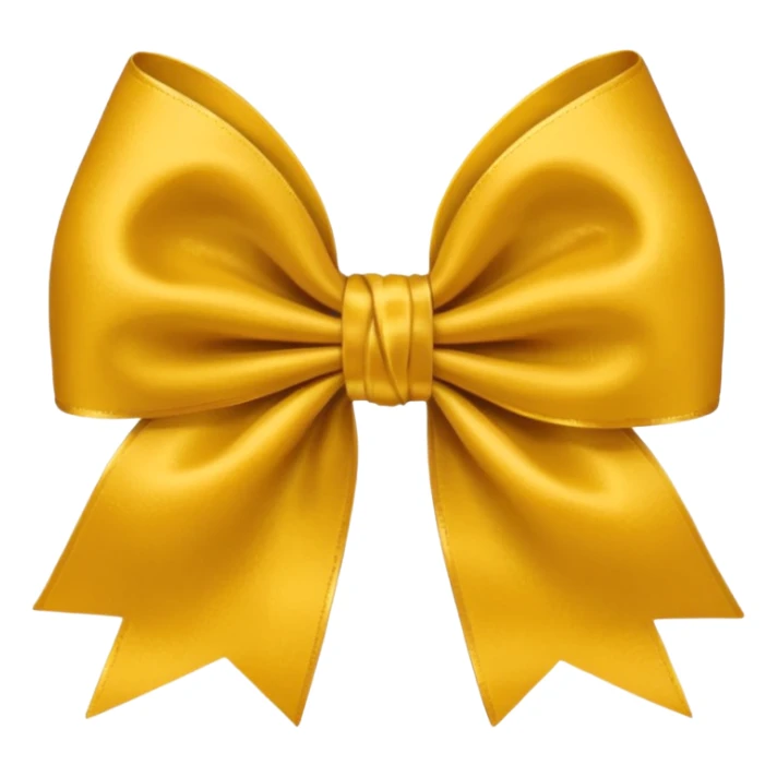 Deep-golden-gold-Mustard-yellow bow sticker
