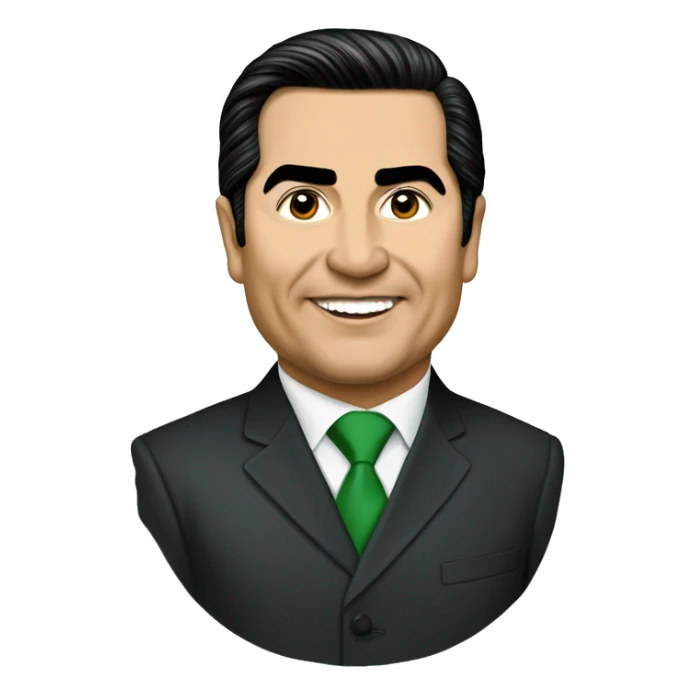 Gurbanguly Berdimuhamedow president Turkmenistan sticker