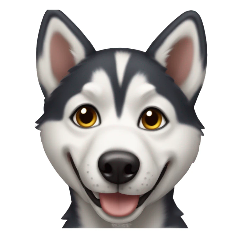 Perro husky feliz sticker