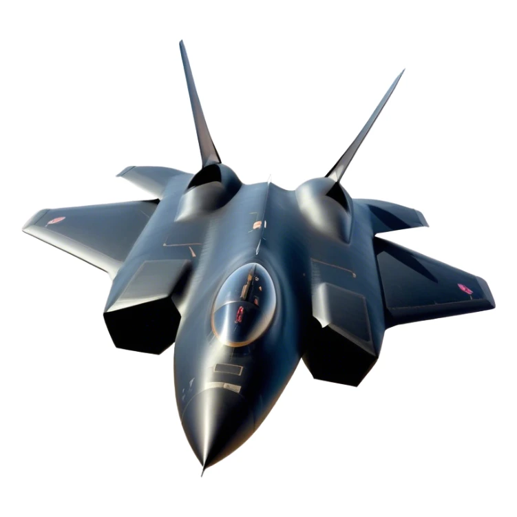 SR-71 Blackbird - Lockheed Martin (Stealth Grey) A sleek, high-speed reconnaissance aircraft with an elongated, needle-like fuselage and a smooth, aerodynamic design. The body is finished in a deep, matte jet-black with subtle panel lines and heat-resistant detailing. Its twin engines are seamlessly integrated into the structure, with sharp, swept-back wings that emphasize speed and stealth. The cockpit canopy is tinted, adding to its mysterious, high-tech aesthetic, while the overall silhouette exudes an aura of unmatched velocity and secrecy. sticker