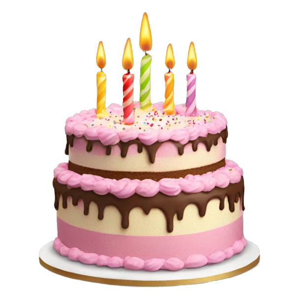 birthday cake sticker