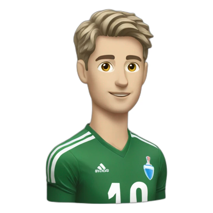 Antoine Dupont soulevant la coupe sticker