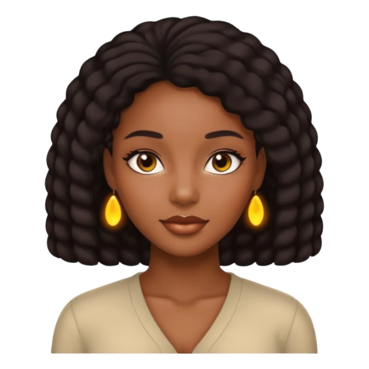 Black women aestetic sticker