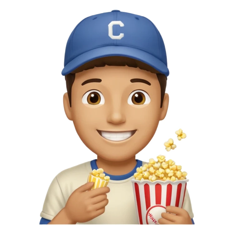 
a man enjoying a movie sticker