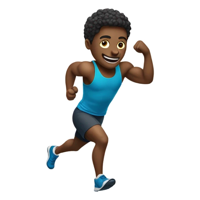 an exercise emoji sticker