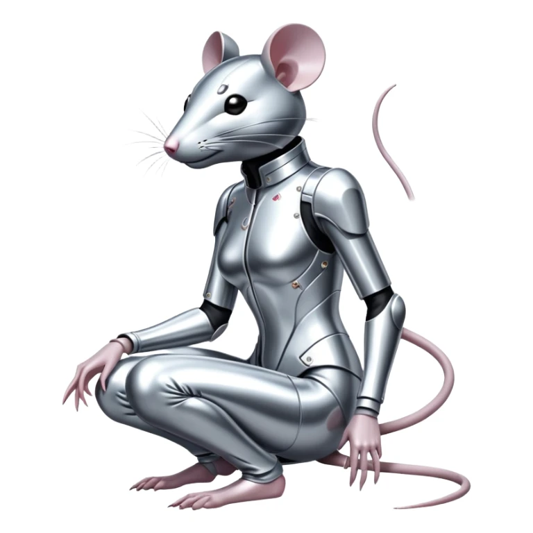 rat style hajime sorayama Eva suit sticker