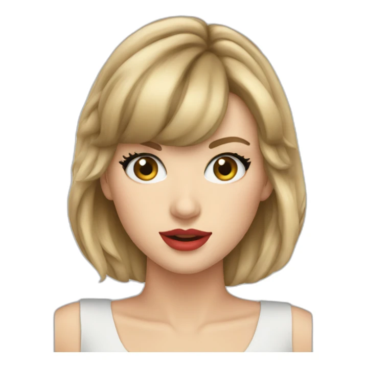 taylor swift face sticker