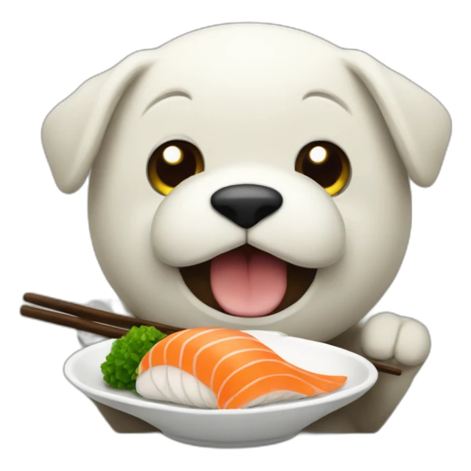 huggy waggy eating sushi sticker