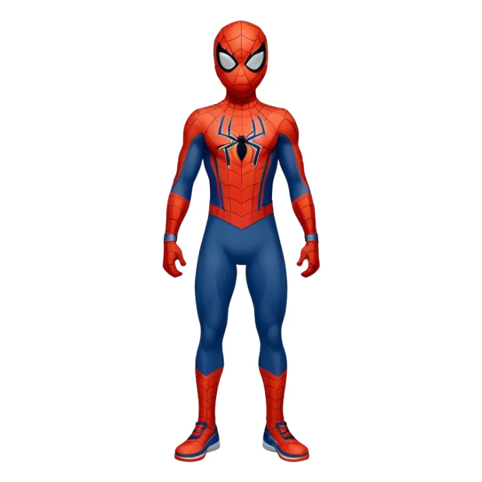 Spider-Man in the Denver Nuggets uniform sticker
