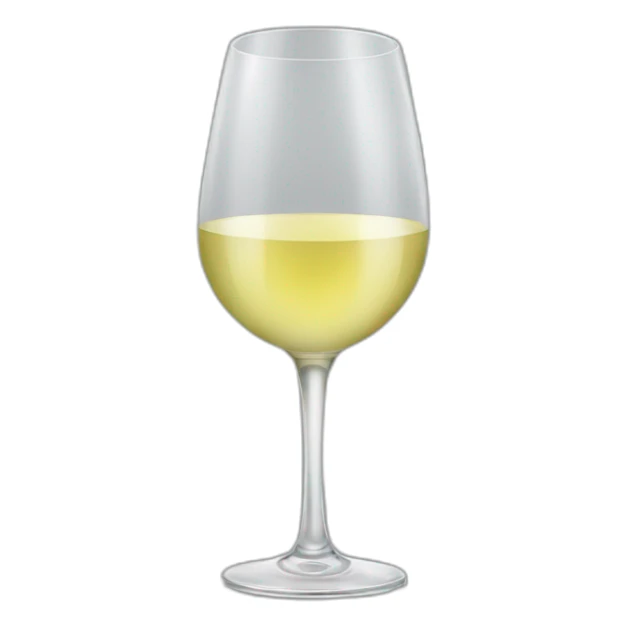 Glass of white wine sticker