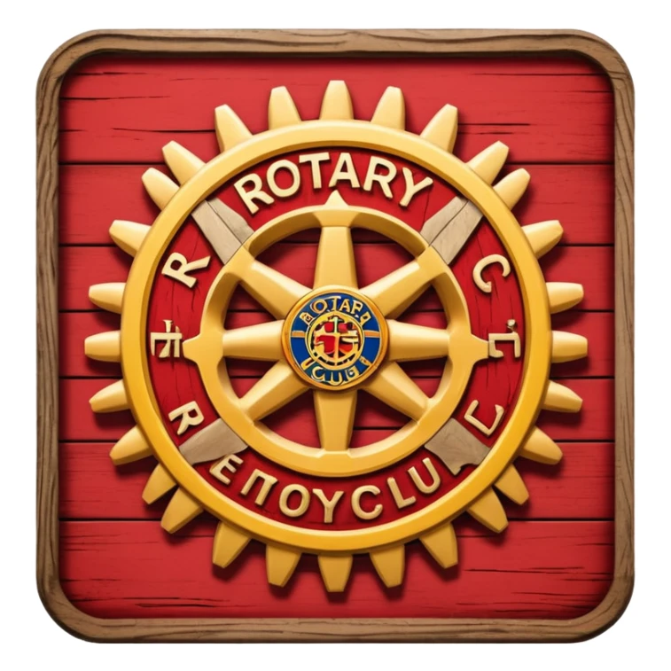Rotary Club sign sticker