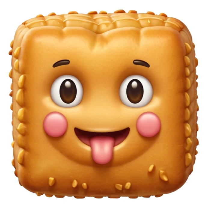 tater tot with a bite taken out sticker