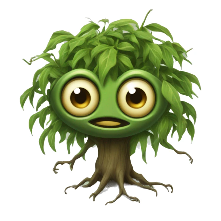 bowtruckle: Small, tree-guardian creatures resembling sticks with eyes, known for their attachment to particular trees and wood. sticker