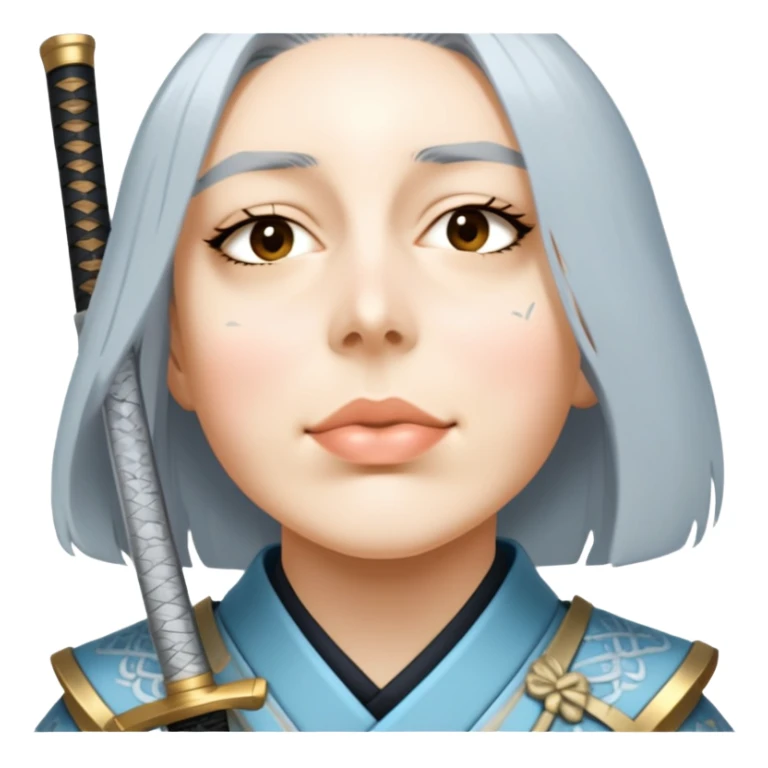 Elegant Samurai sticker