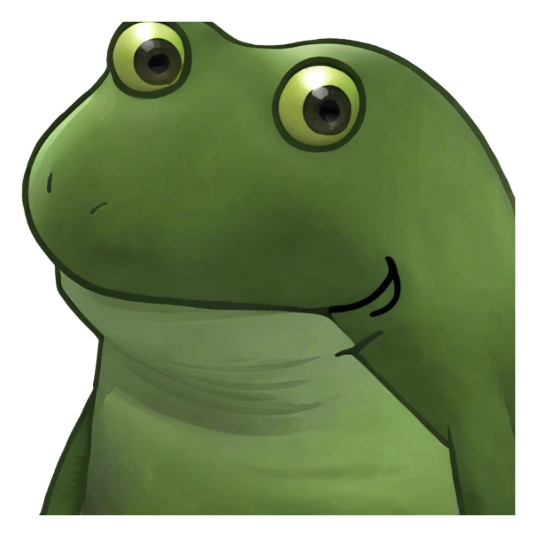 Frog sticker
