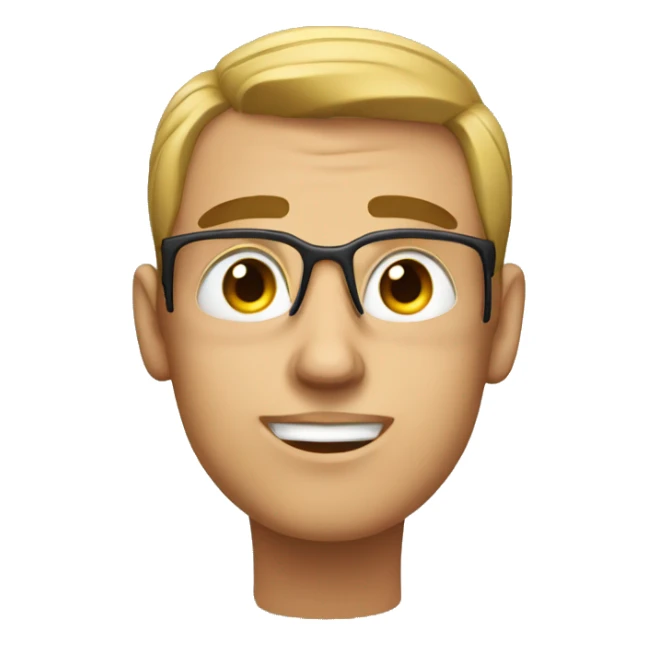 a guy looking to the top with the eyes over the horizon sticker