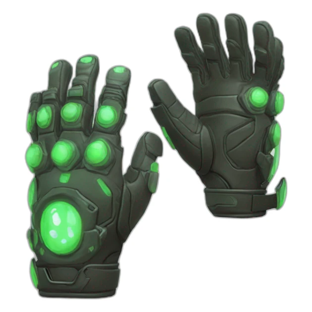 Futuristic Doom Gloves sticker