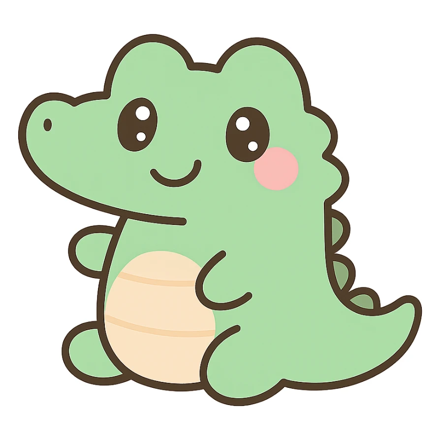 crocodile sticker