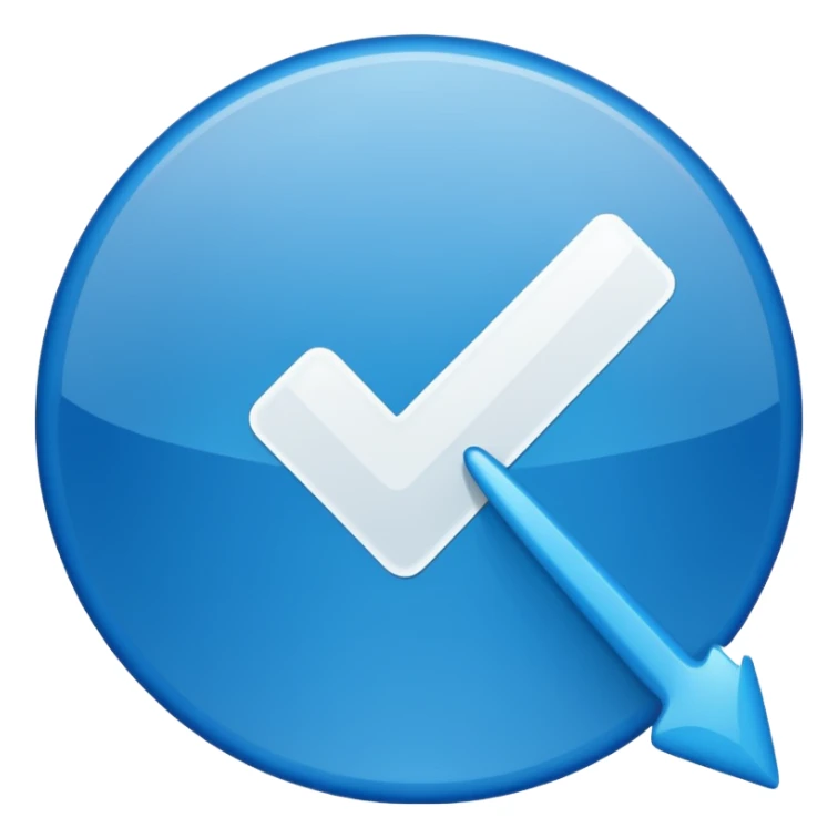 make me an emoji of the instagram's verification tick sticker