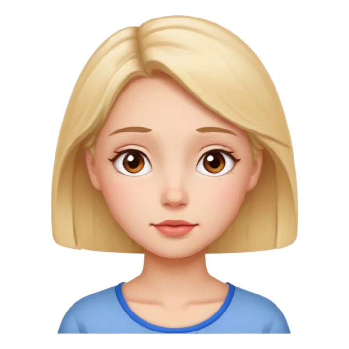 A beautiful girl who have crush on her teacher sticker