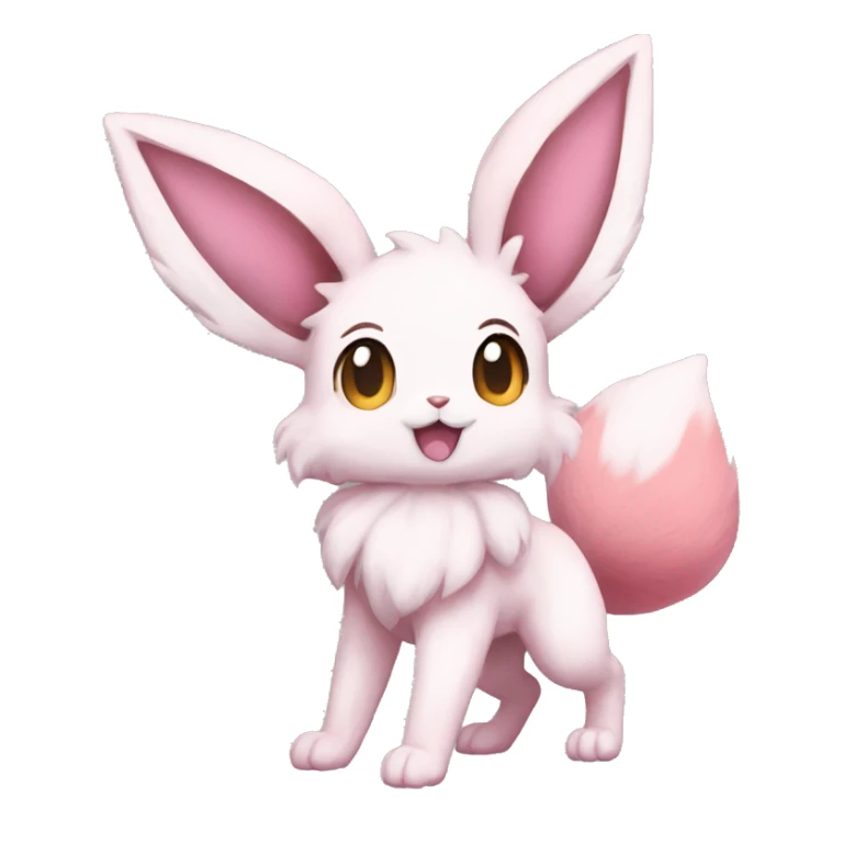 Sylveon-Eevee-Bunny-Fox-Pokémon-fusion full body sticker