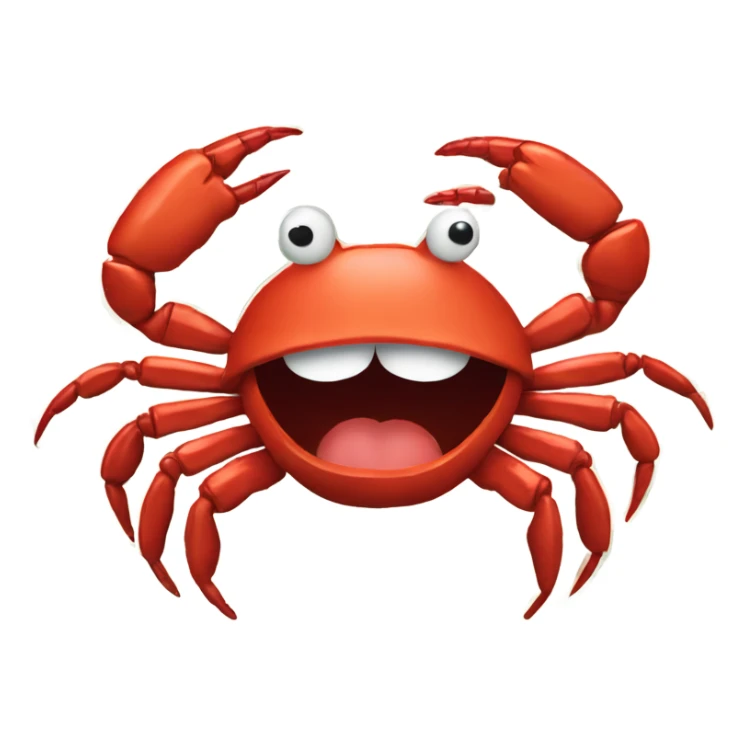 Mr crabs kiss money sticker