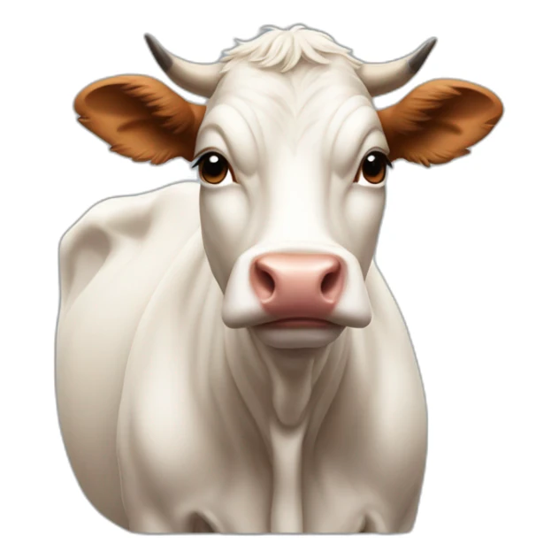 Cow that is a little too sexy sticker