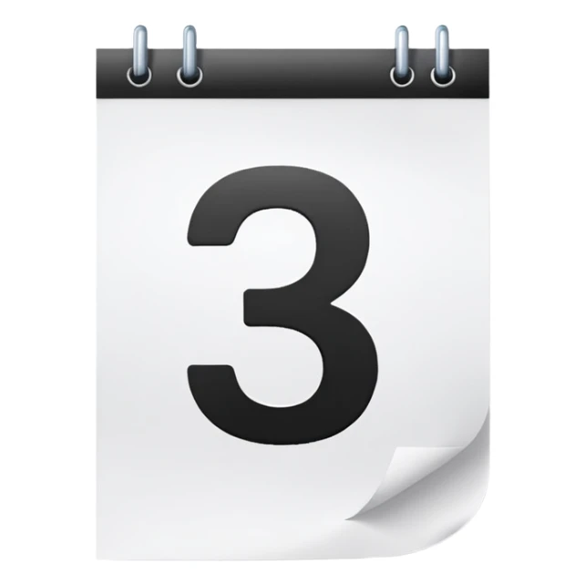 NUMERO EM UMA PAPEL COM ESCRITO DAY EM CIMA sticker