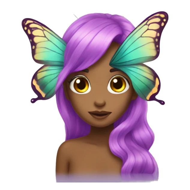 mermaid butterfly  sticker