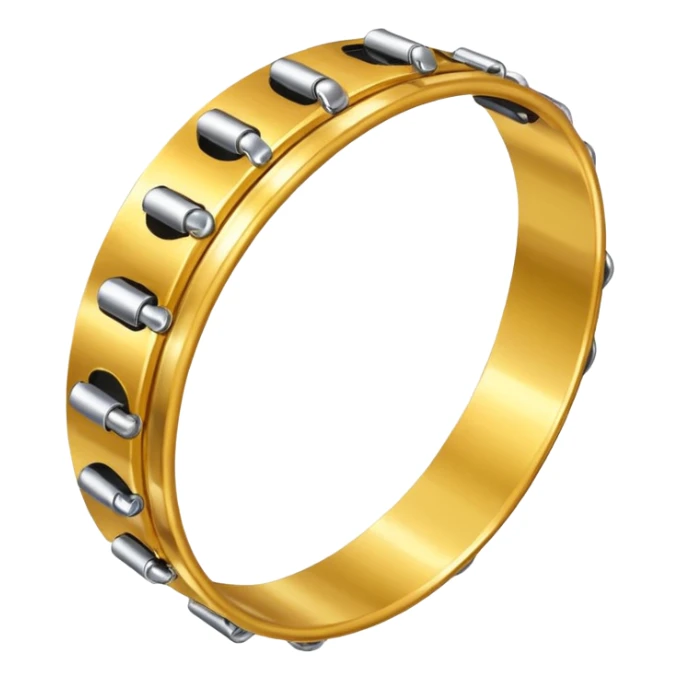 tambourine simple emoji for samsung keyboard  sticker