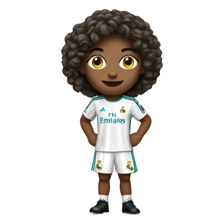Me in Real Madrid dress sticker