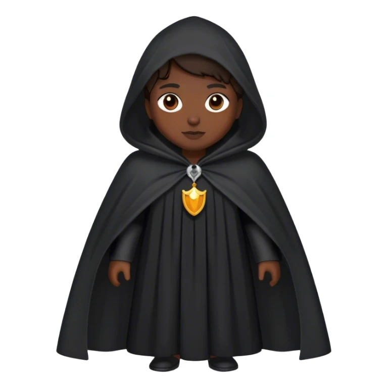 black dress cloak sticker