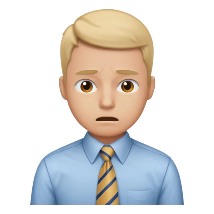 Estrés laboral en la oficina  sticker