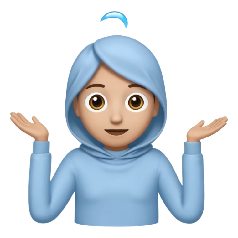 No head..it has 1 eye....stands upright ...wears clothing. is light grey and light blue..looks happy and cuddly... doesnt have a full head.... there is a appendage coming out of top of body with a single large eye sticker