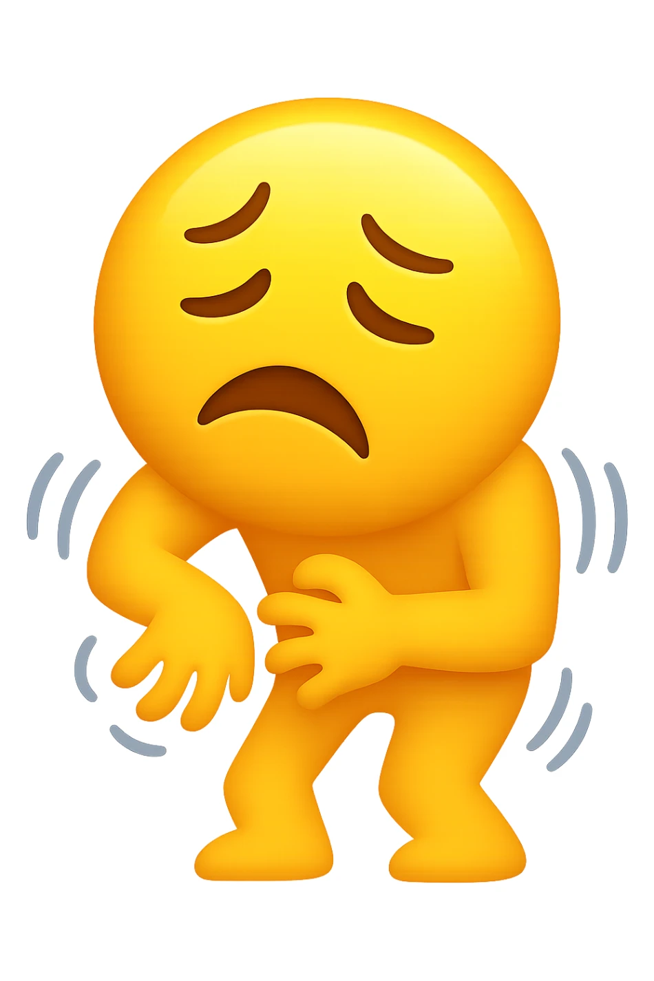 tremori o debolezza improvvisa emoji stile iphone sticker