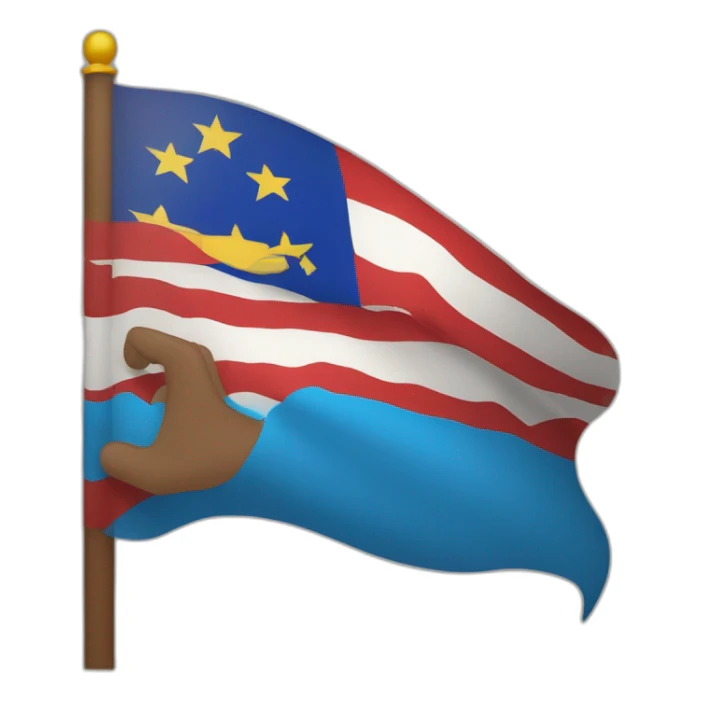 the savior country-flag-in-my-hand sticker