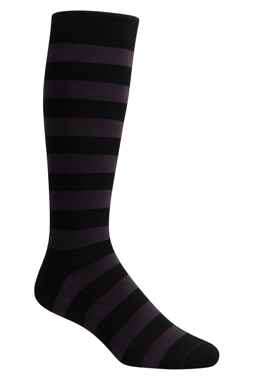 emo striped sock, no background sticker