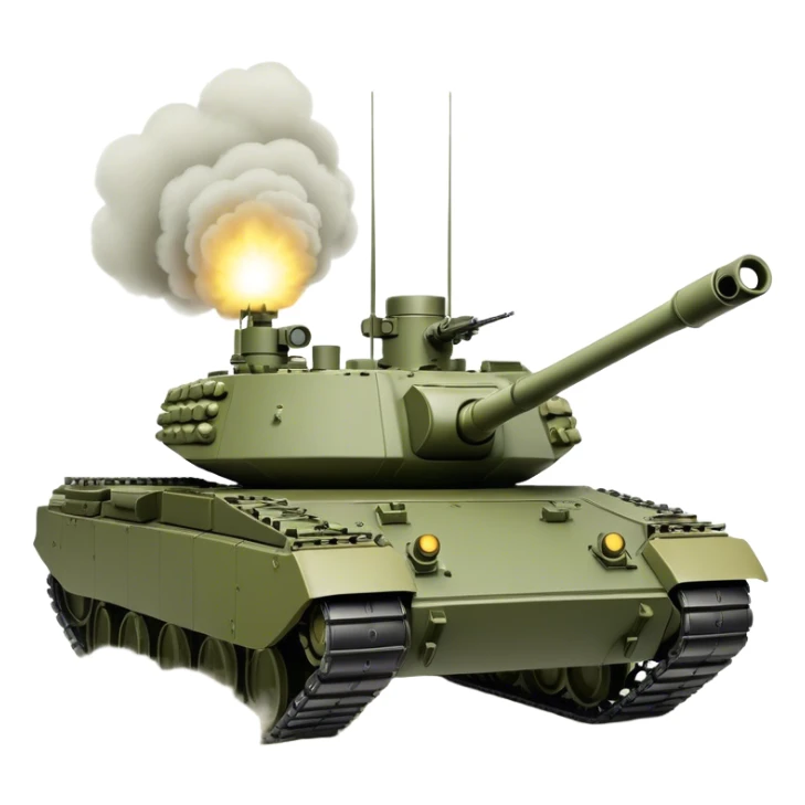 Challenger 2 (2018) – Cinematic-realistic Challenger 2 tank, its massive olive-drab frame pushing through a battlefield covered in thick fog. The powerful rifled gun steadies on a distant target, while its heavy Chobham armor deflects small arms fire, the battlefield illuminated by the glow of flares overhead. sticker