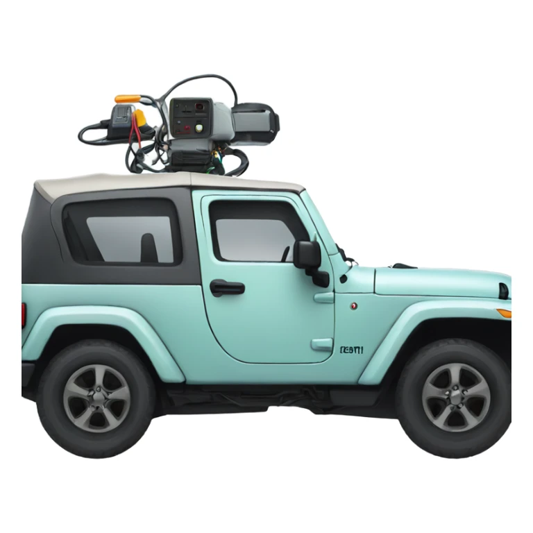 jeep electric sticker