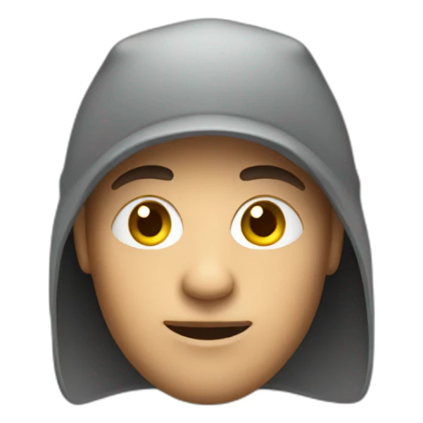 thief adult with cap sticker