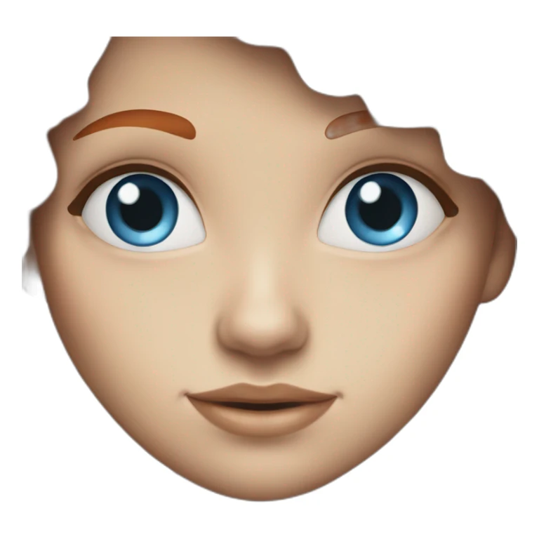 redhead-girl-blue-eyes sticker