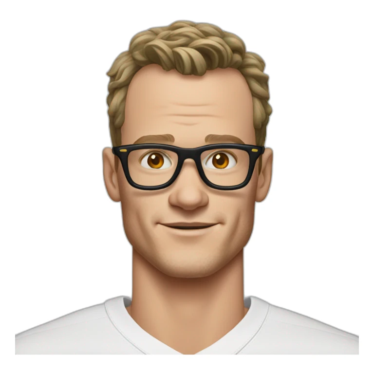 Jonathan Toews wearing glasses as beach bum sticker
