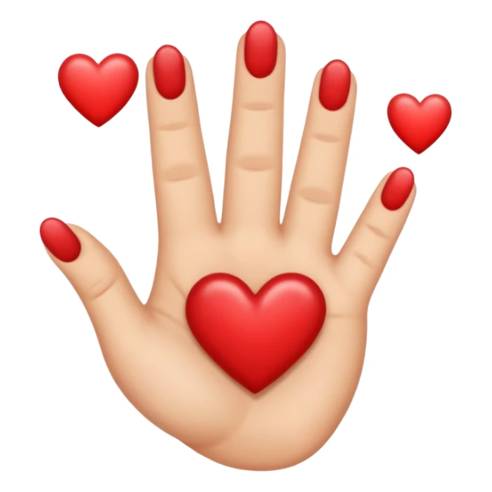 Mix these emojis “😗🥹” and add finger hearts to the sides sticker