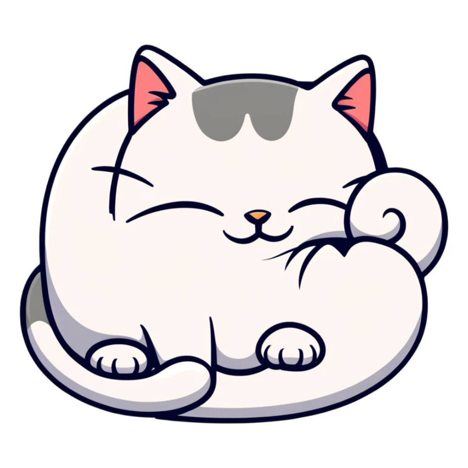 Mono durmiendo feliz con la lengua afuera  sticker