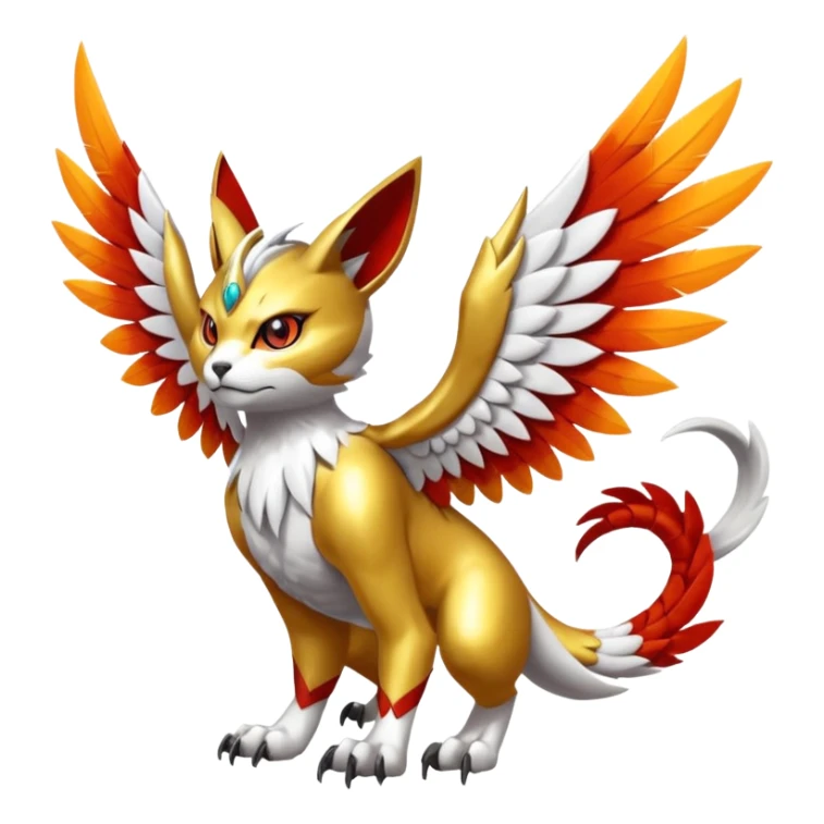 Hawkmon-Gatomon-Garudamon-Pteromon-fusion-hybrid sticker