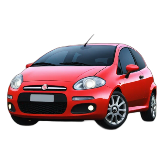 fiat punto like in the cars movie sticker