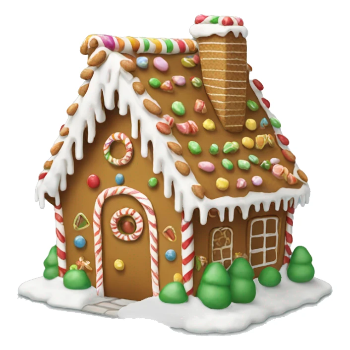 Gingerbread house sticker