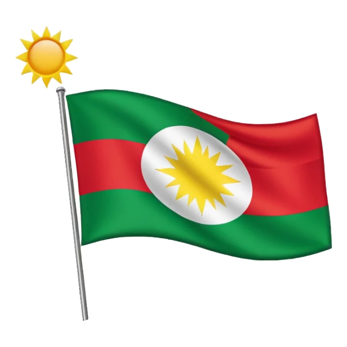 Flag of Iraqi Kurdistan sticker