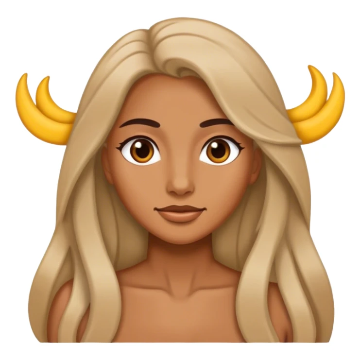 Mujer de piel morena y pelo lacion sticker